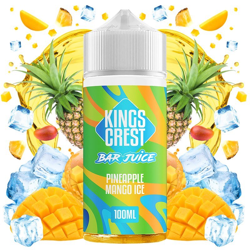 Pineapple Mango Ice 100ml - Kings Crest Bar Juice