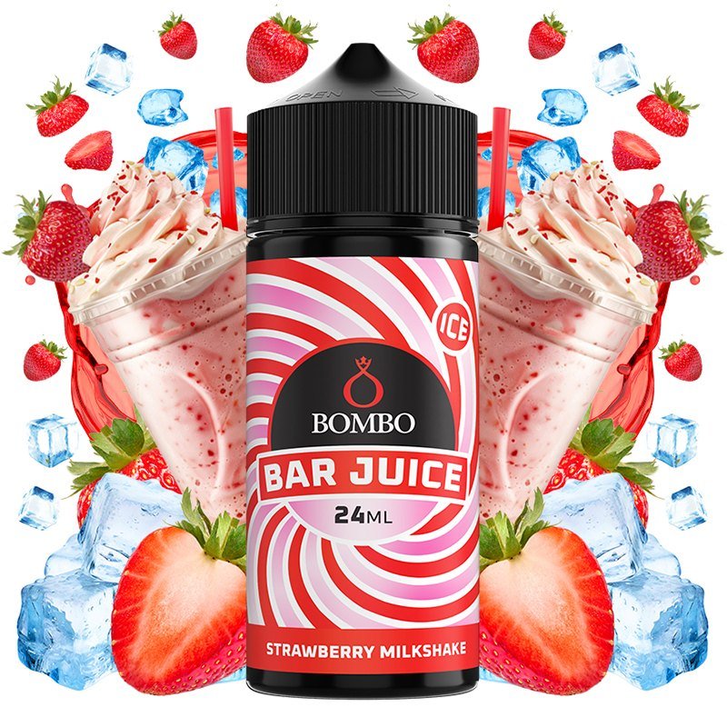 Aroma Strawberry Milkshake Ice 24ml/120 (Longfill) - Bombo Bar Juice
