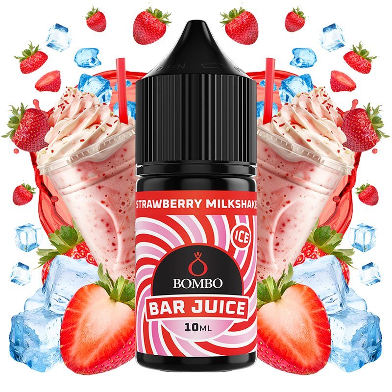 Aroma Strawberry Milkshake Ice 10ml/30 (Longfill) - Bombo Bar Juice
