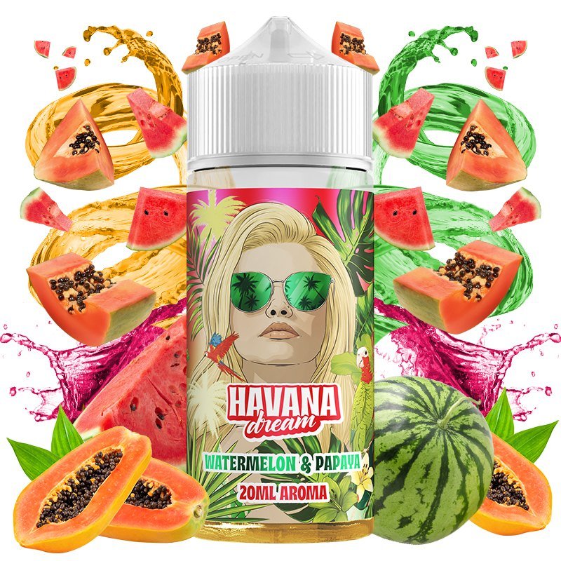 Aroma Watermelon & Papaya 20ml/120 (Longfill) - Havana Dream