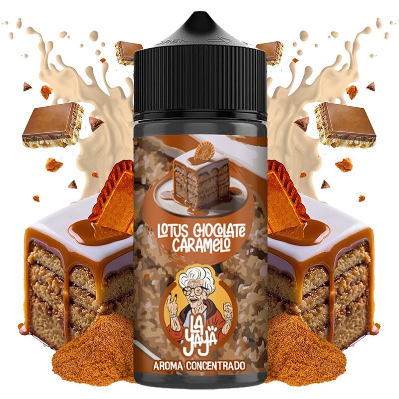 Aroma Lotus Chocolate y Caramelo 30ml/120 (Longfill) - La Yaya